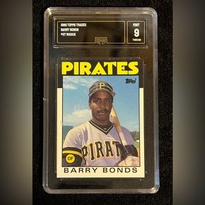 1988 TOPPS TRADED ROOKIE
#IIT BARRY BONDS
GMA Mint 9